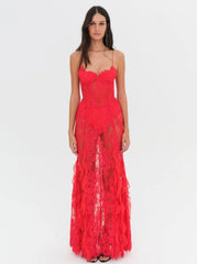 Shirley Lace Maxi Dress