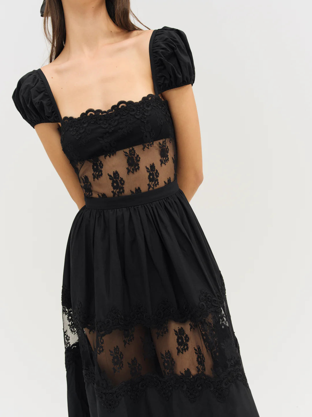 Liya Lace Midi Dress