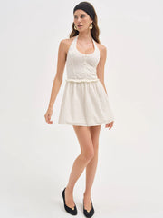 Janice Halter Mini Dress
