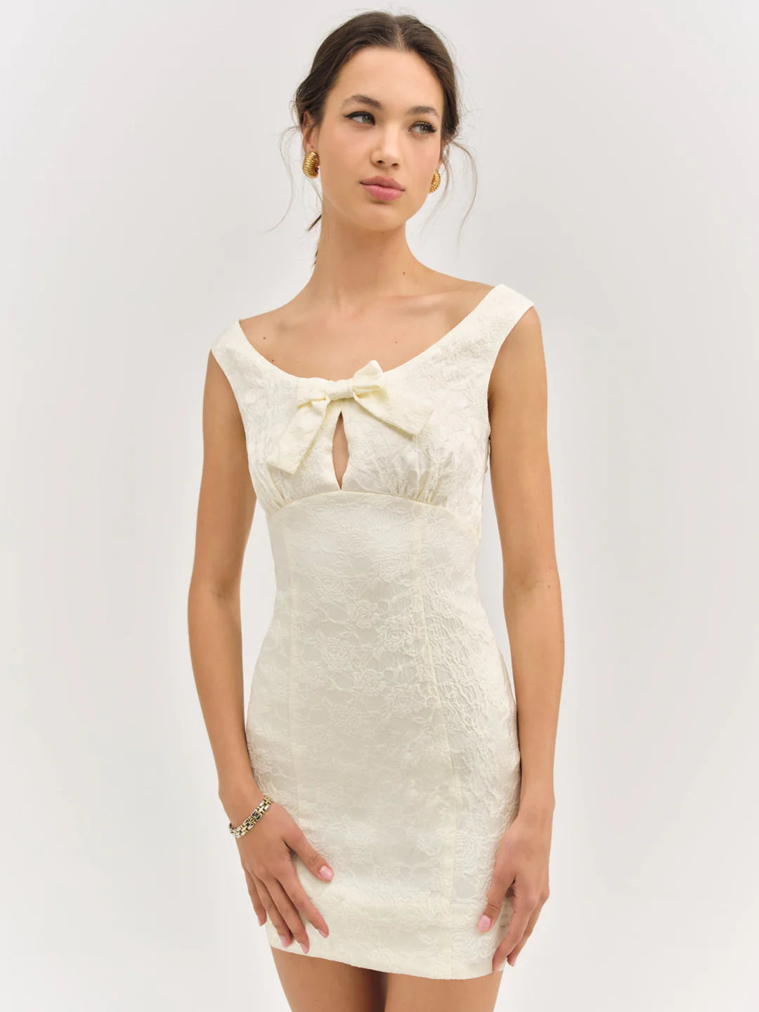 Rosie Jacquard Mini Dress