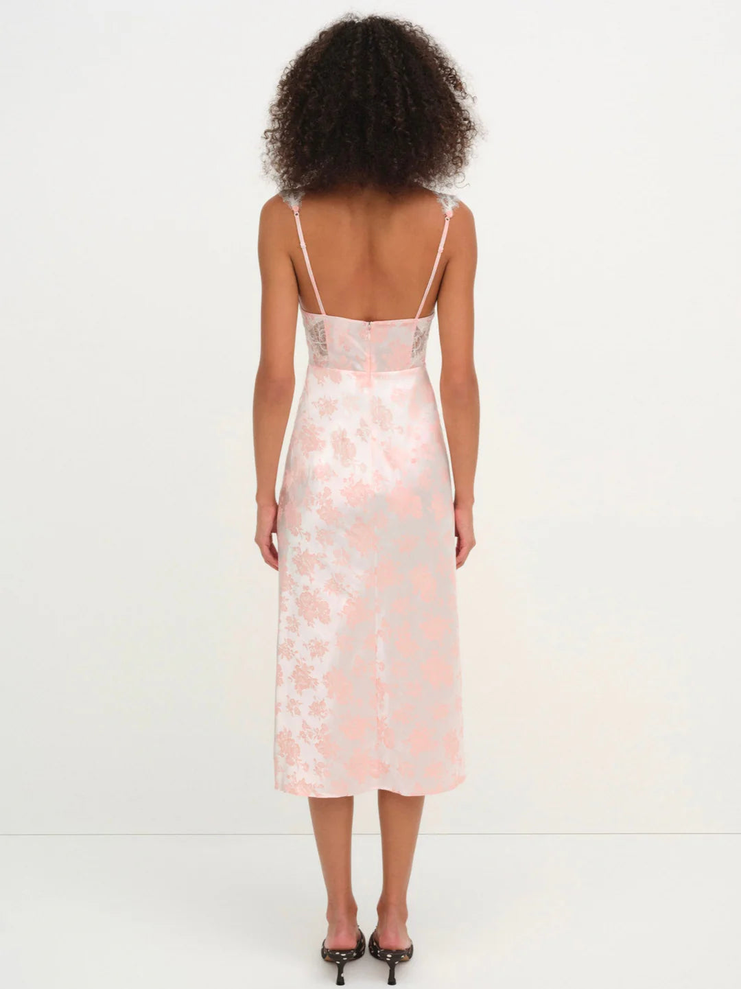 Audrey Jacquard Midi Slip