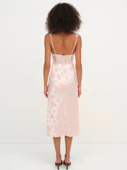 Audrey Jacquard Midi Slip