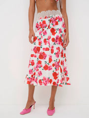 Carol Midi Slip Skirt