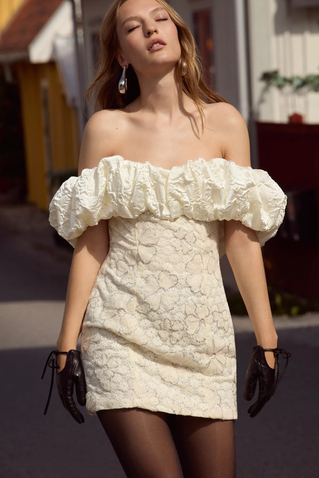 Snowflake Daisy Mini Dress