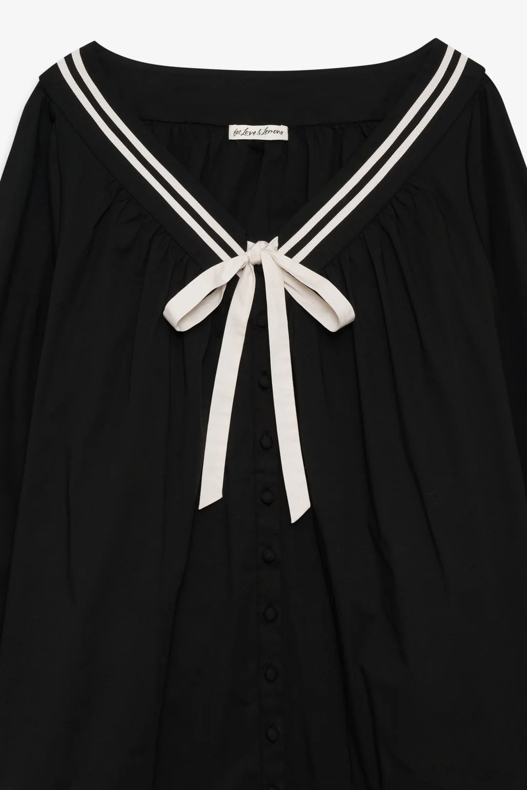 Helena Poplin Long Sleeve Mini Dress