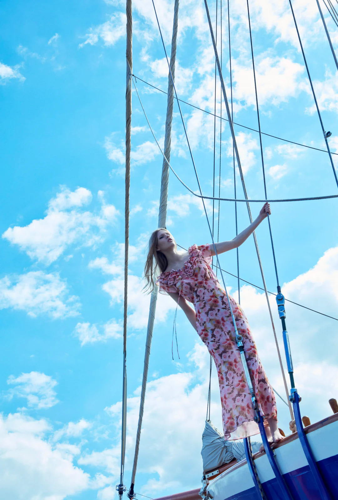 Fallen Floral Maxi Dress