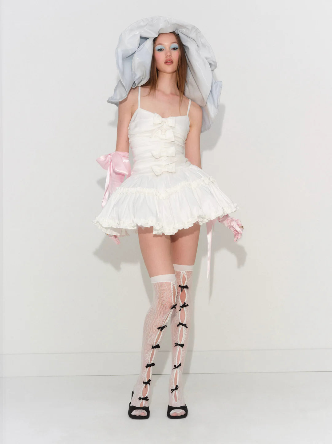 Whipped Cream Taffeta Mini Dress