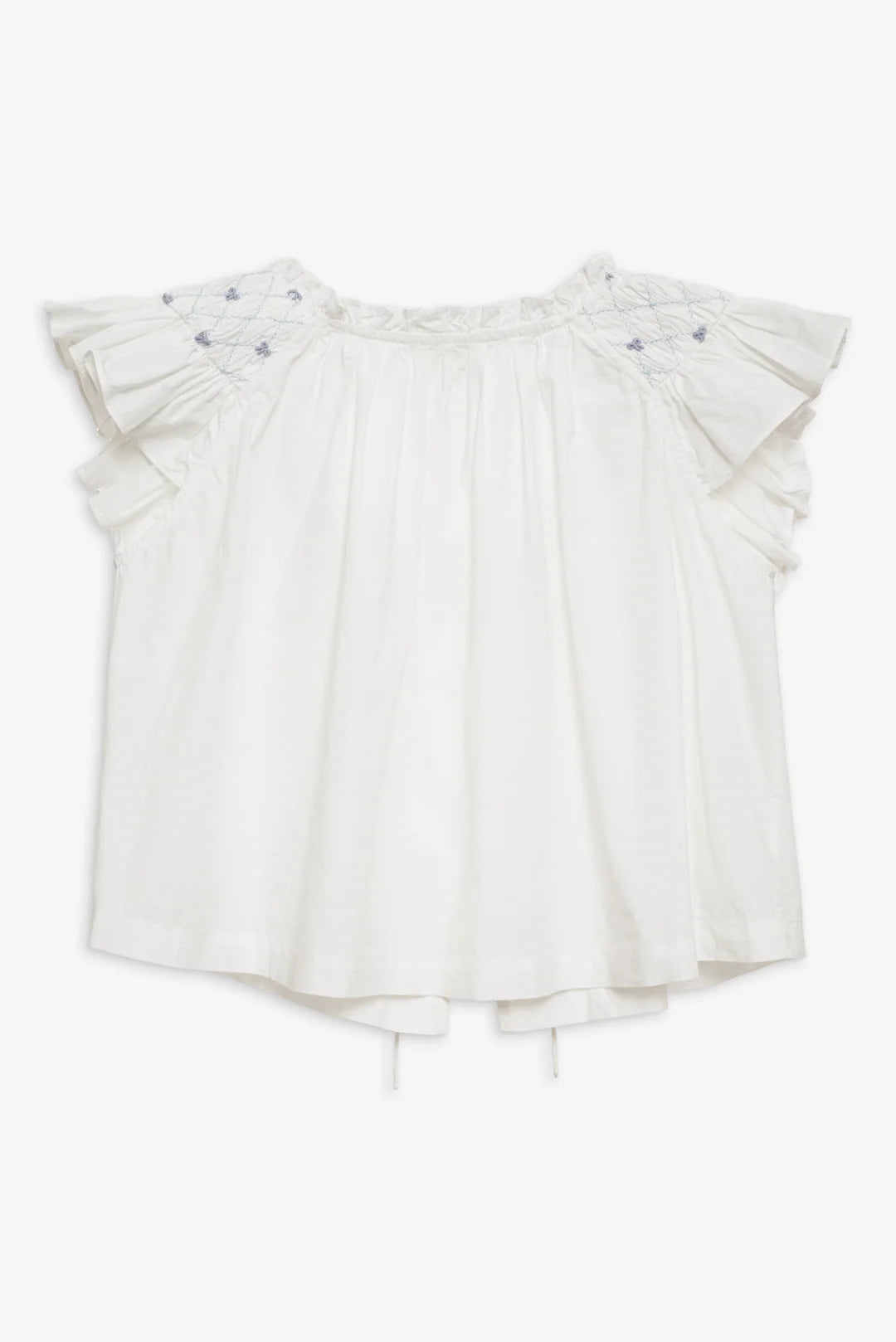 Birdie Bow Smocked Top