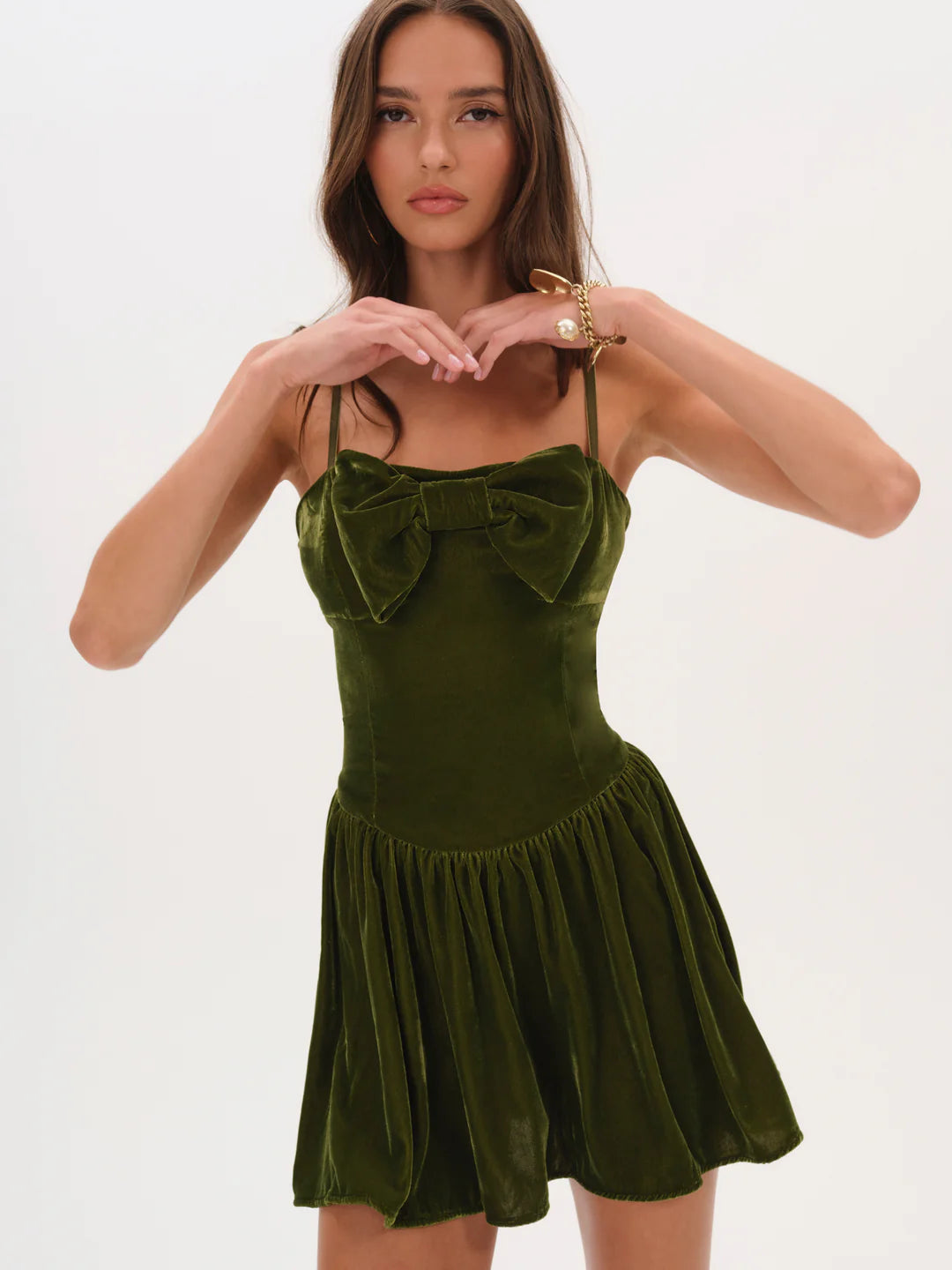 Martini Velvet Mini Dress