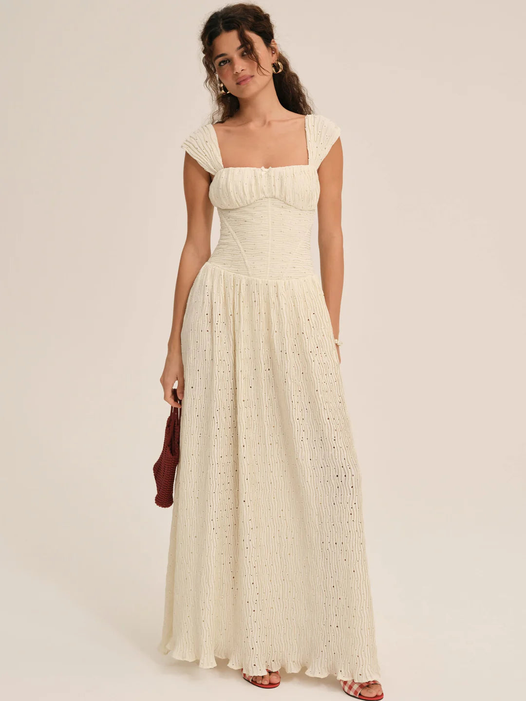 Erika Bustier Maxi Dress