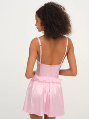 Ily Embroidered Slip Dress