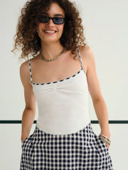 Gisella Gingham Midi Dress