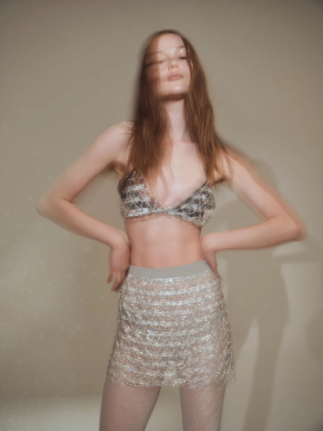 Rhinestone Star Skirt