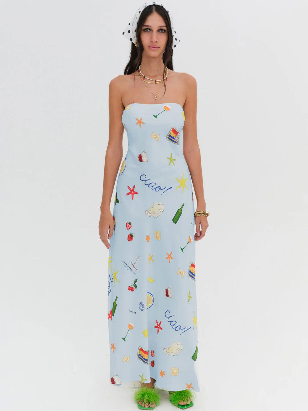 Carla Strapless Maxi Dress
