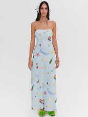 Carla Strapless Maxi Dress