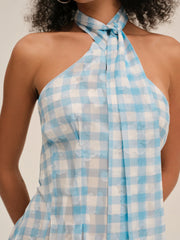 Claudette Gingham Midi Dress