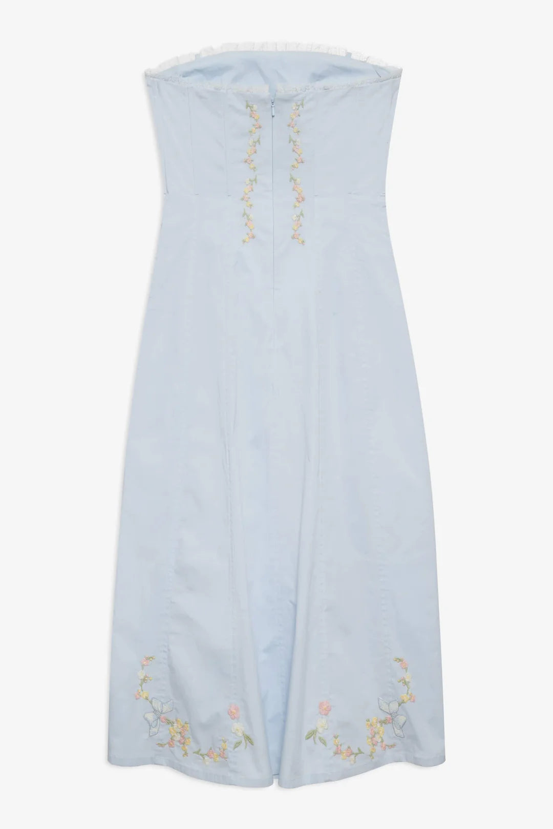 Baby Bows Patchwork Midi Dress