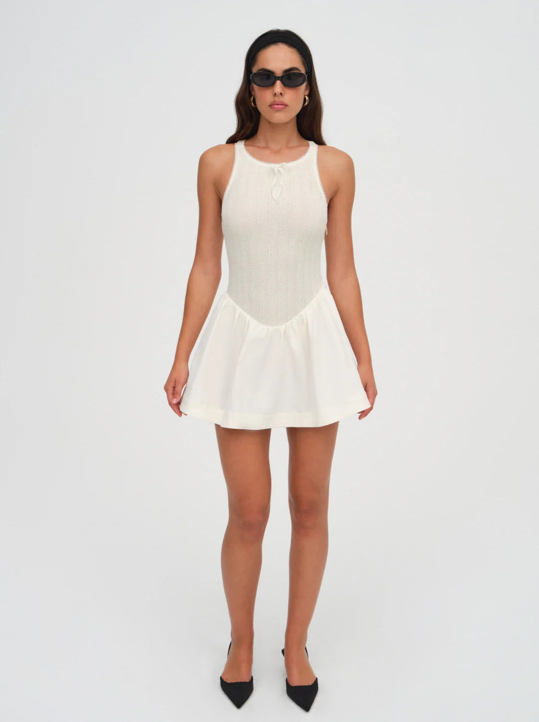 Billie Pointelle Mini Dress