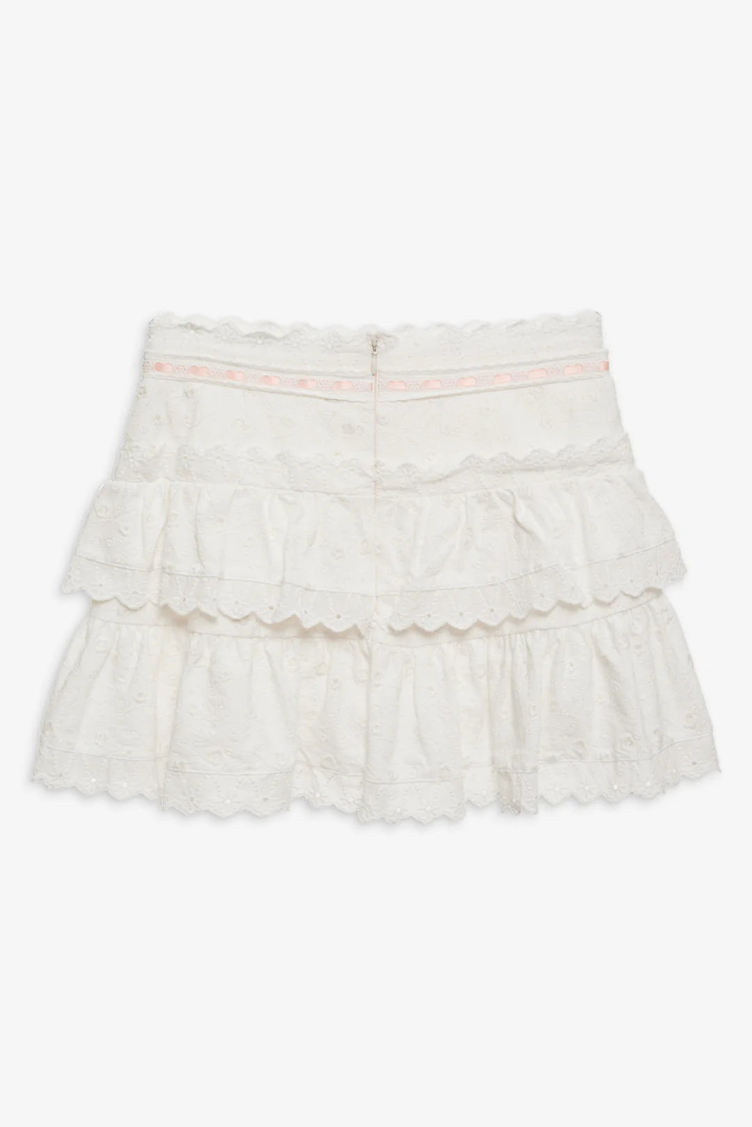 Summer Swirl Eyelet Mini Skirt